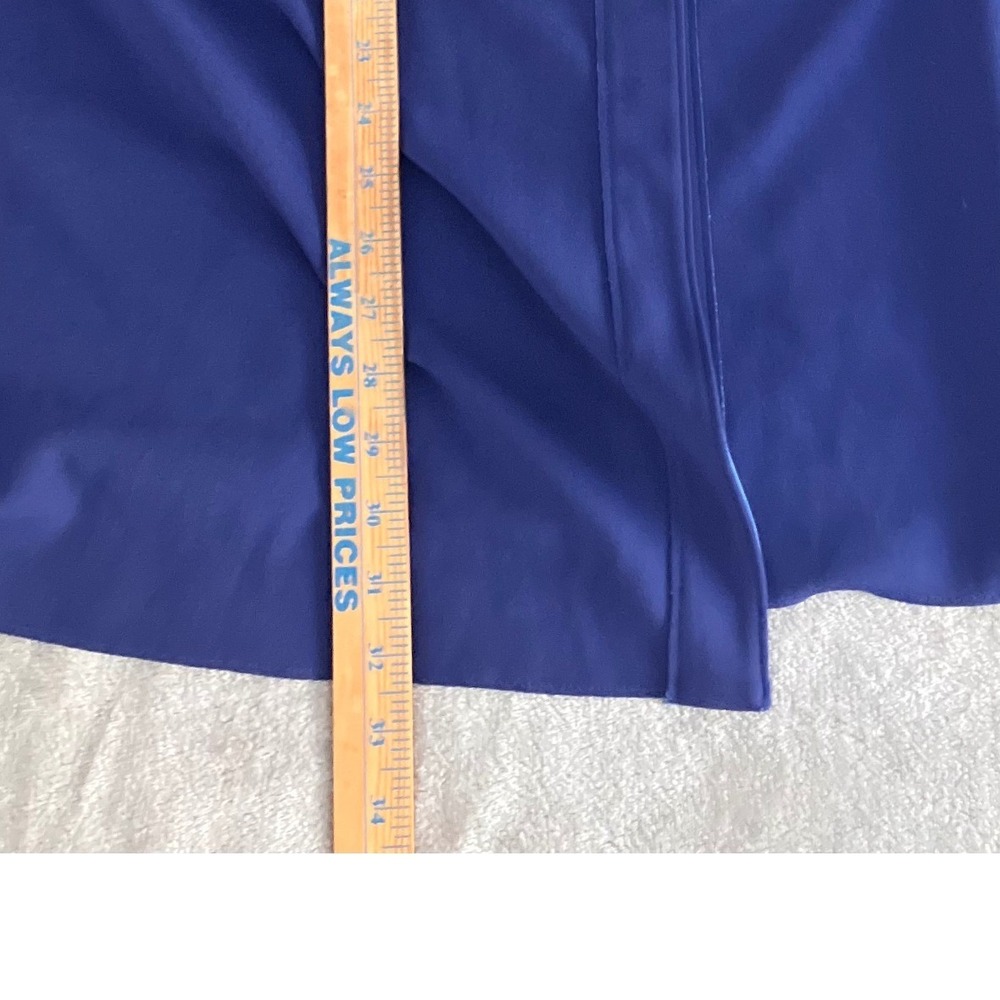 Susan Graver Everyday‎ Blue Liquid Knit Open Front Cardigan Sweater 2X Capsule - Picture 5 of 7